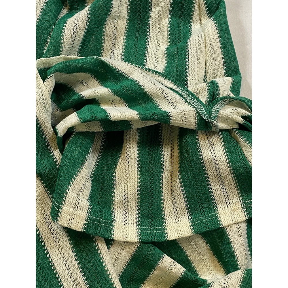 Show Me‎ Your Mumu Green White Stripe Wide Leg Palazzo Pants Women's Small - Picture 11 of 13
